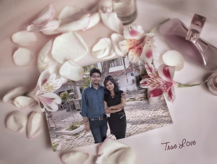 PhotoFunia Flowers photo frame Amazingly flowers gentle text effect