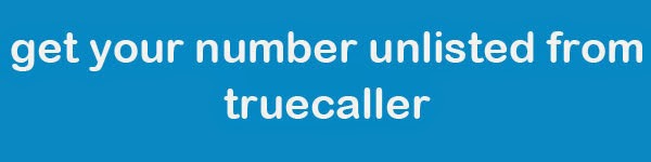 remove number from trucaller