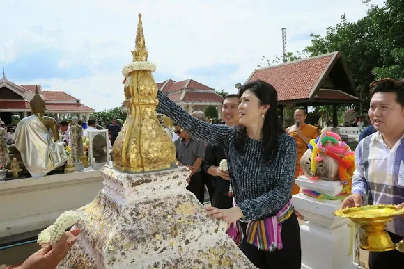 กลับมาถึงกรุงเทพฯแล้วนะคะ... _ Yingluck Shinawatra