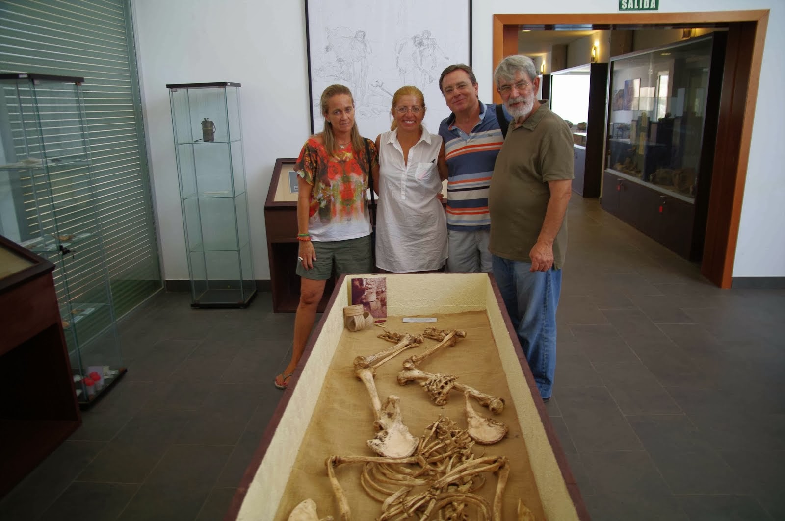 visita al centro de interpretacion del Complejo  Arqueologico de la Araña