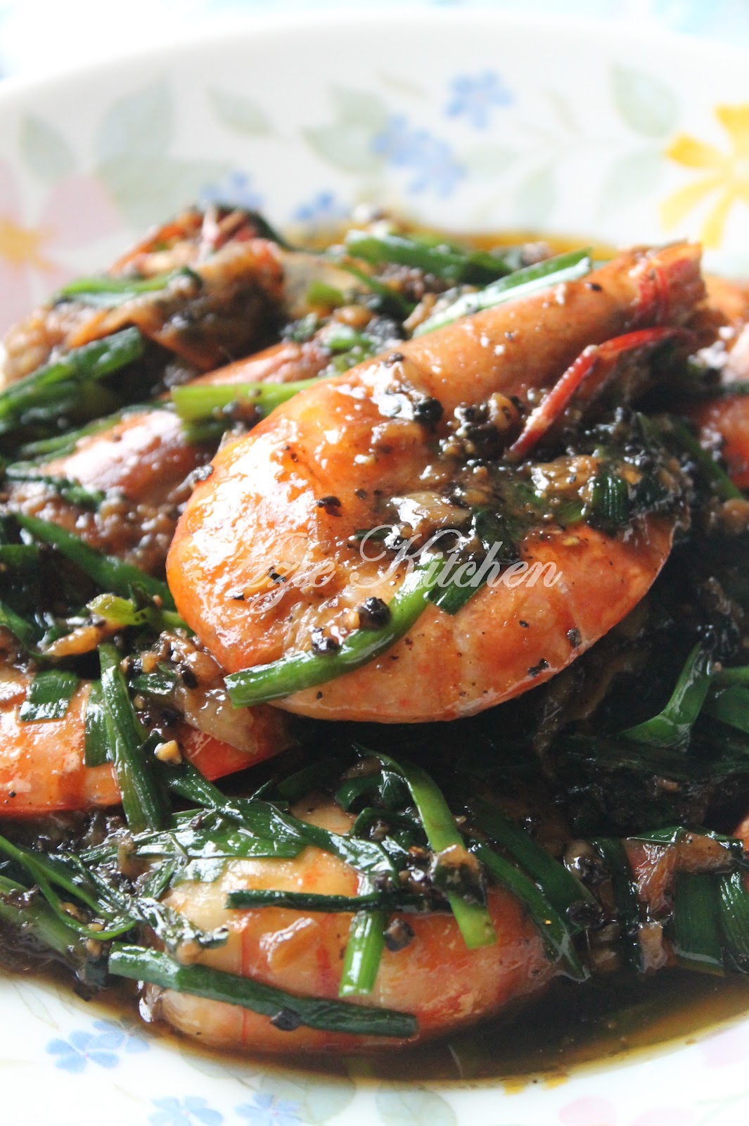 Udang Harimau Masak Black Pepper Azie Kitchen