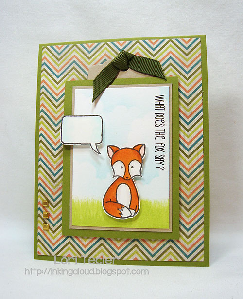 What Does the Fox Say?-designed by Lori Tecler-Inking Aloud-stamps from Sweet Stamp Shop What Does the Fox Say?-designed by Lori Tecler-Inking Aloud-stamps from Sweet Stamp Shop