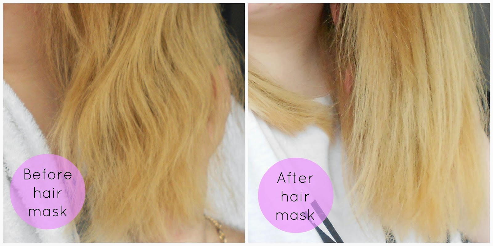 diy hair mask results before and after homemade diy hair mask