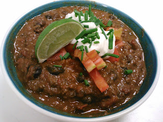 Recipe: Beef and bacon chili