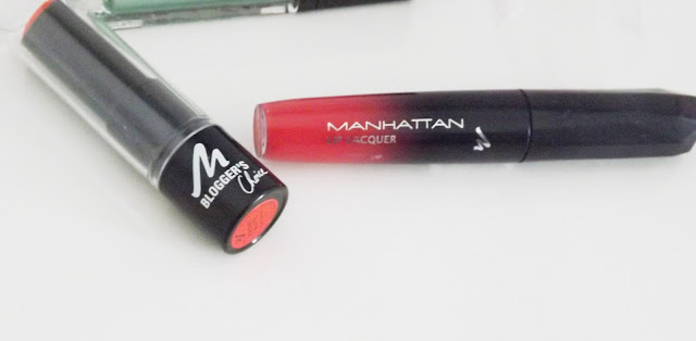 Blogger's Choice Lipstick in Papayeah  Lip Laquer in 20N Tempting Red