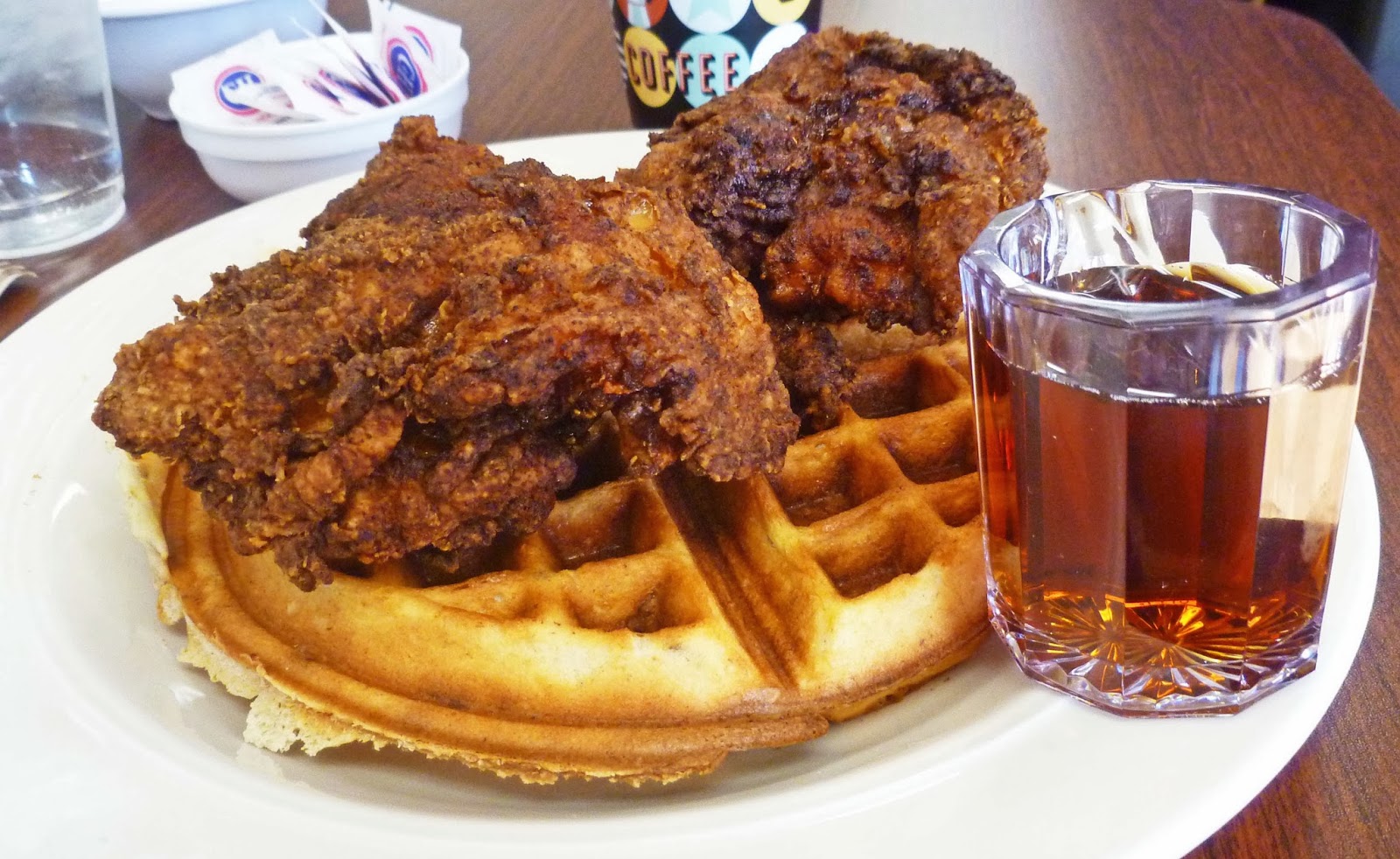 MAD MEAT GENIUS CHICKEN AND WAFFLES