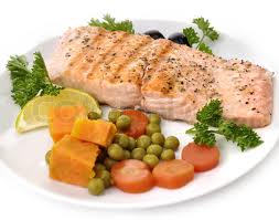 GRILL SALMON FILLET WITH VEGETABLES GRILL SALMON FILLET WITH VEGETABLES