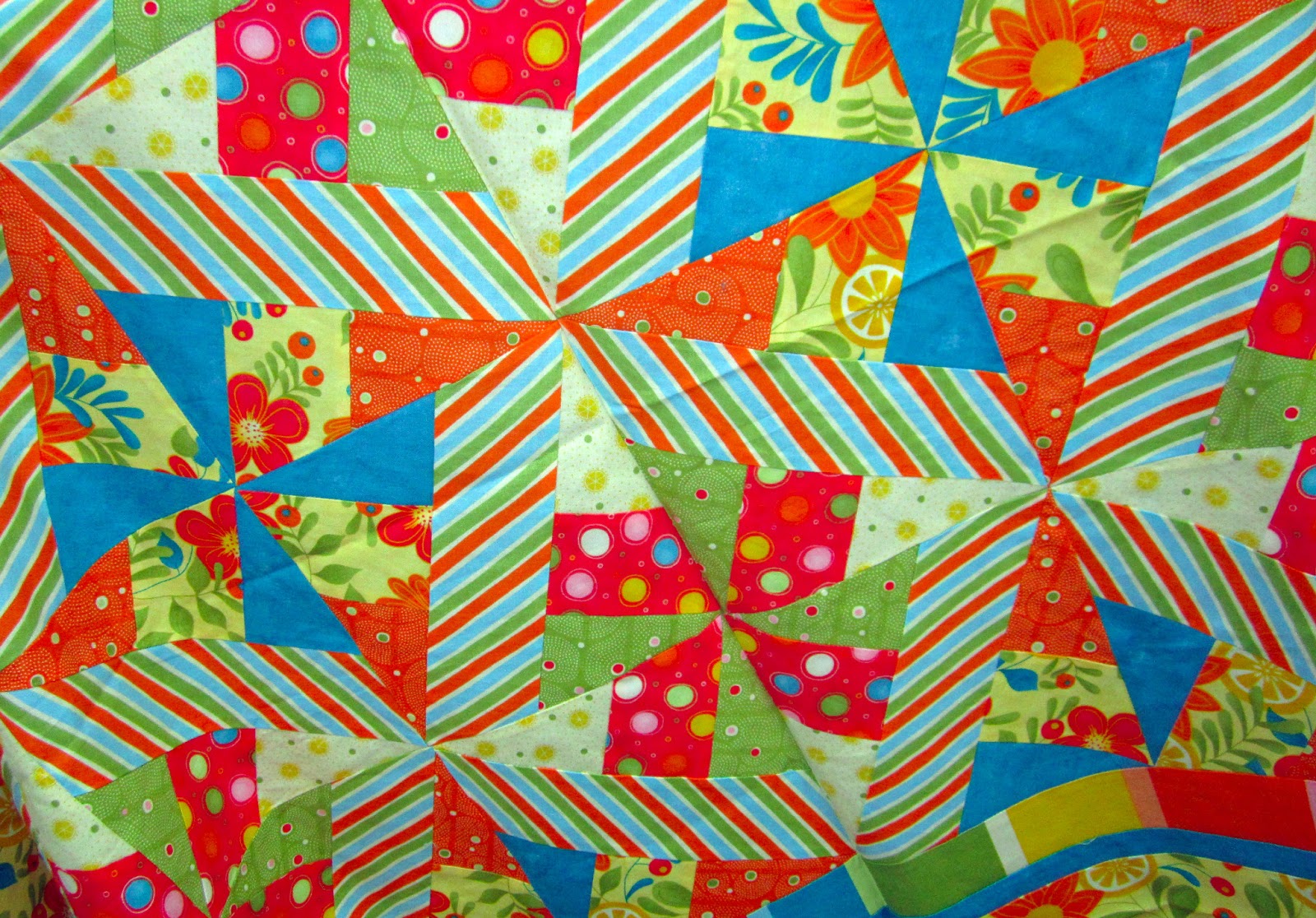 Calico Mermaid XBlocks' Patricia Pepe Quilt Queen!