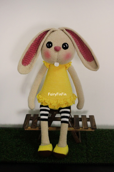 FairyFinFin: Cute Crochet Long Ears Long Legs Long Arms ...