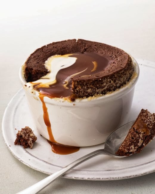 Warm Chocolate Pudding Cakes With Caramel Sauce Warm Chocolate Pudding Cakes With Caramel Sauce
