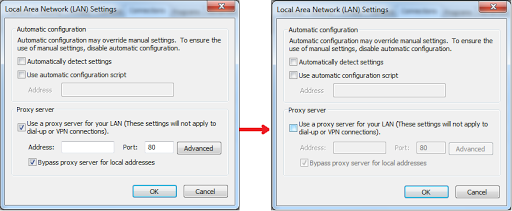 Use a proxy server