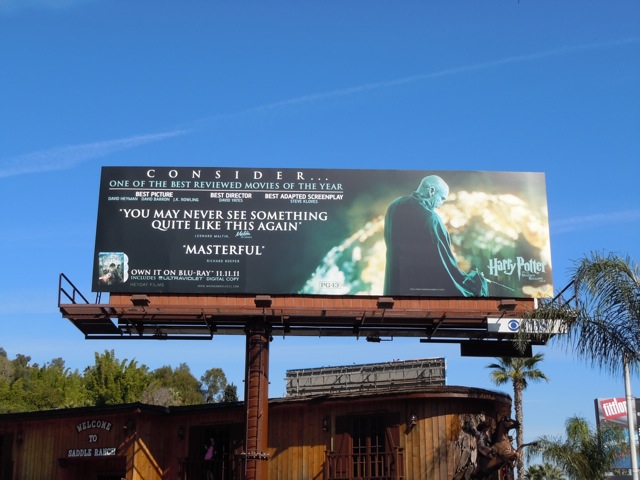 Voldemort Harry Potter movie billboard