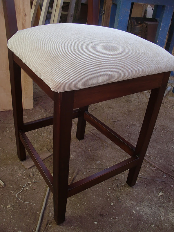 Decoraciones manualidades en madera: empezando a tapizar partes de ...