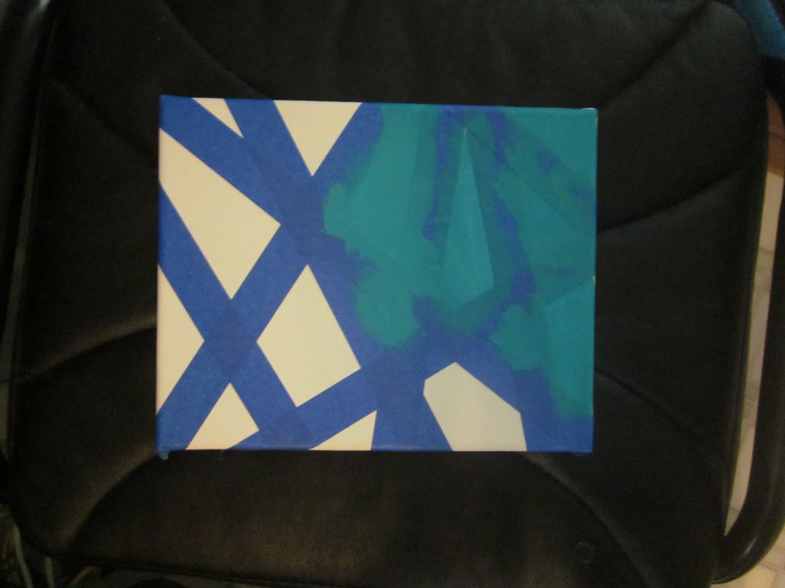 Made With Love DIY wall art with tape!