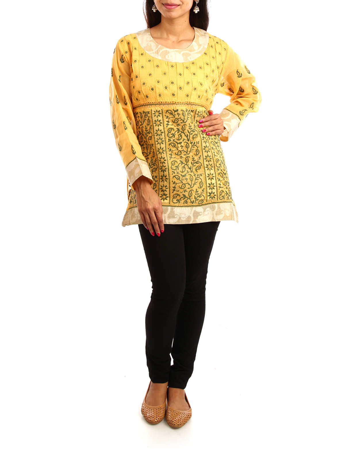 Lucknowi Chikan Designer Lucknowi Chikan Kurti