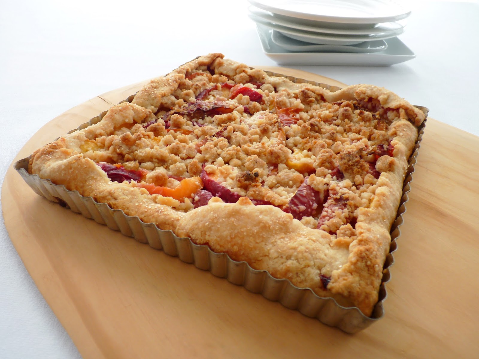 pastry studio Nectarine Crumb Tart