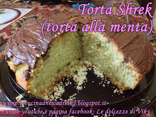 torta alla menta (torta shrek)