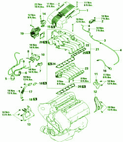 Fuse Box Mitsubishi 1995 Montero SR 3500 Air Intake Manifold Diagram