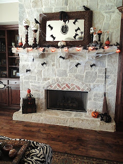 Halloween: Decore sua lareira Halloween: Decore sua lareira