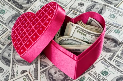Image result for valentines bear money