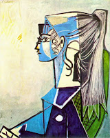 famoso perfil de Sylvette en la butaca verde Pablo Picasso, Picasso obras, Vida de Picasso, cubismo de Picasso