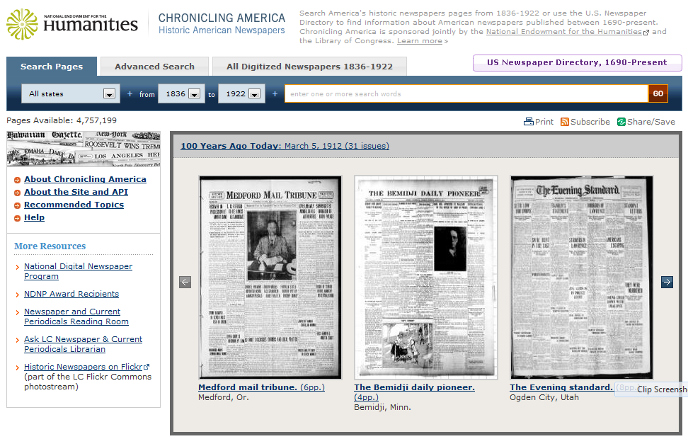 Genealogy Gems News Newspapers Chronicling America Continues Growth!