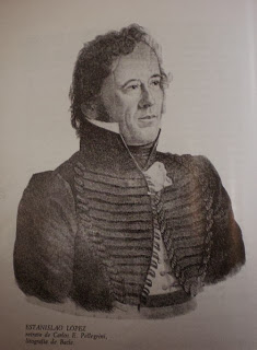Gobernador don Estanislao López, obra del artista francés Carlos E. Pellegrini. litografía de Bacle, tomado de Wikimedia Gobernador don Estanislao López, obra del artista francés Carlos E. Pellegrini. litografía de Bacle, tomado de Wikimedia