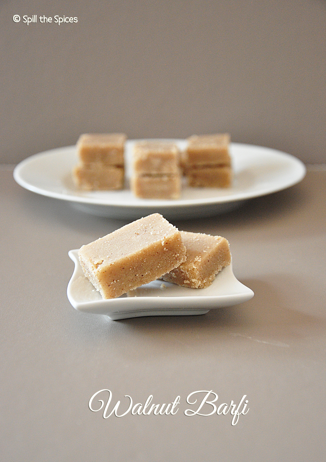 Walnut Barfi | Spill the Spices