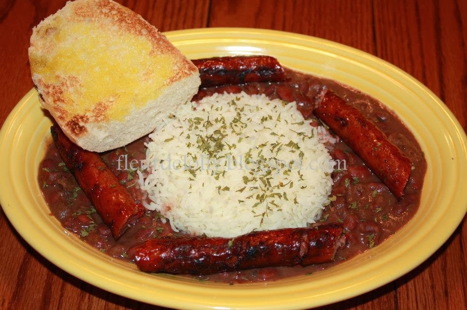 Fleur de Lolly Red Beans & Rice with Conecuh Sausage