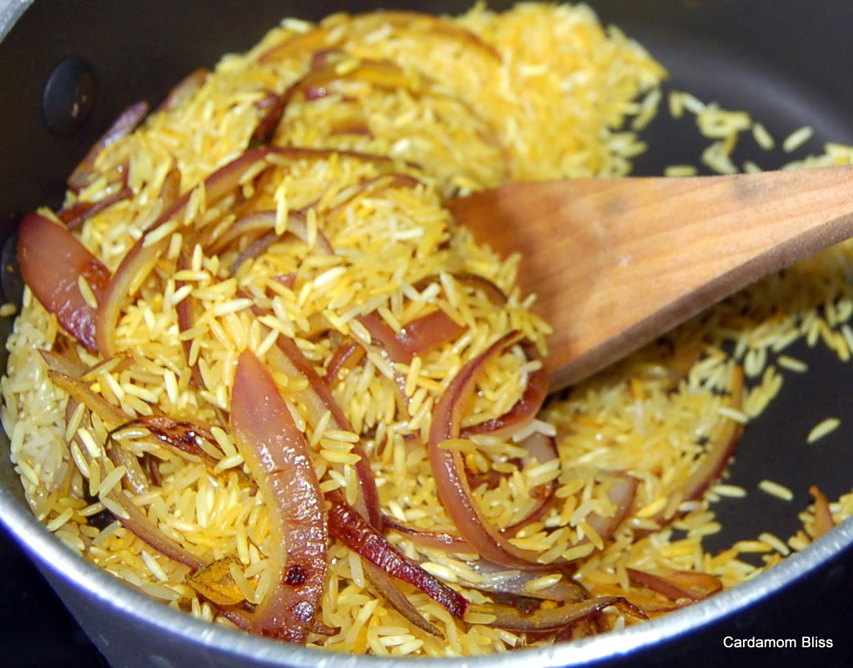 Cardamom Bliss It's not your mamma's cooking Turmeric scented basmati