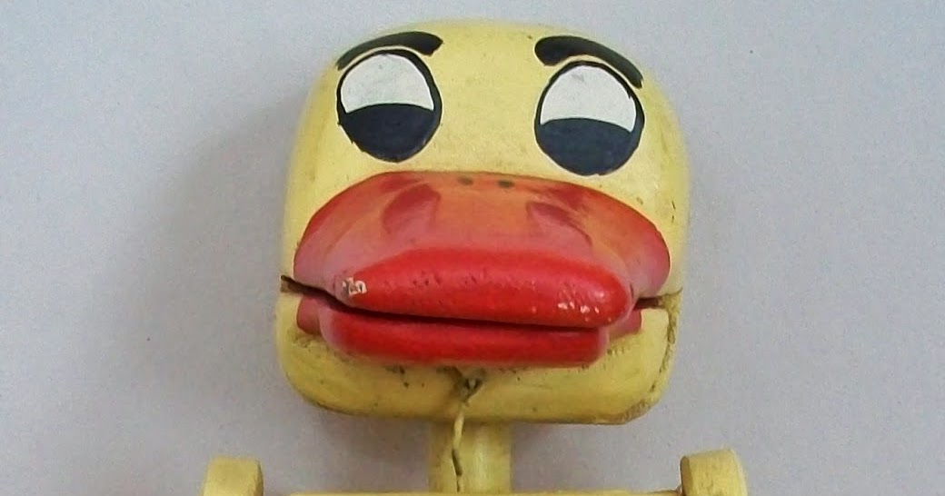 Dull Tool Dim Bulb Vintage Ventriloquist Dummy Duck Folk Art Sculpture