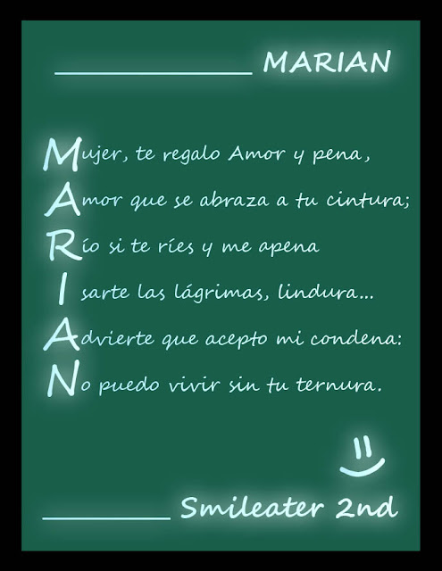 Ejemplos+De+Acrosticos+Con+Nombres Smileater 2nd: ACROSTICOS NOMBRES - MUJER - HOMBRE - NIÑOS - NIÑAS ...