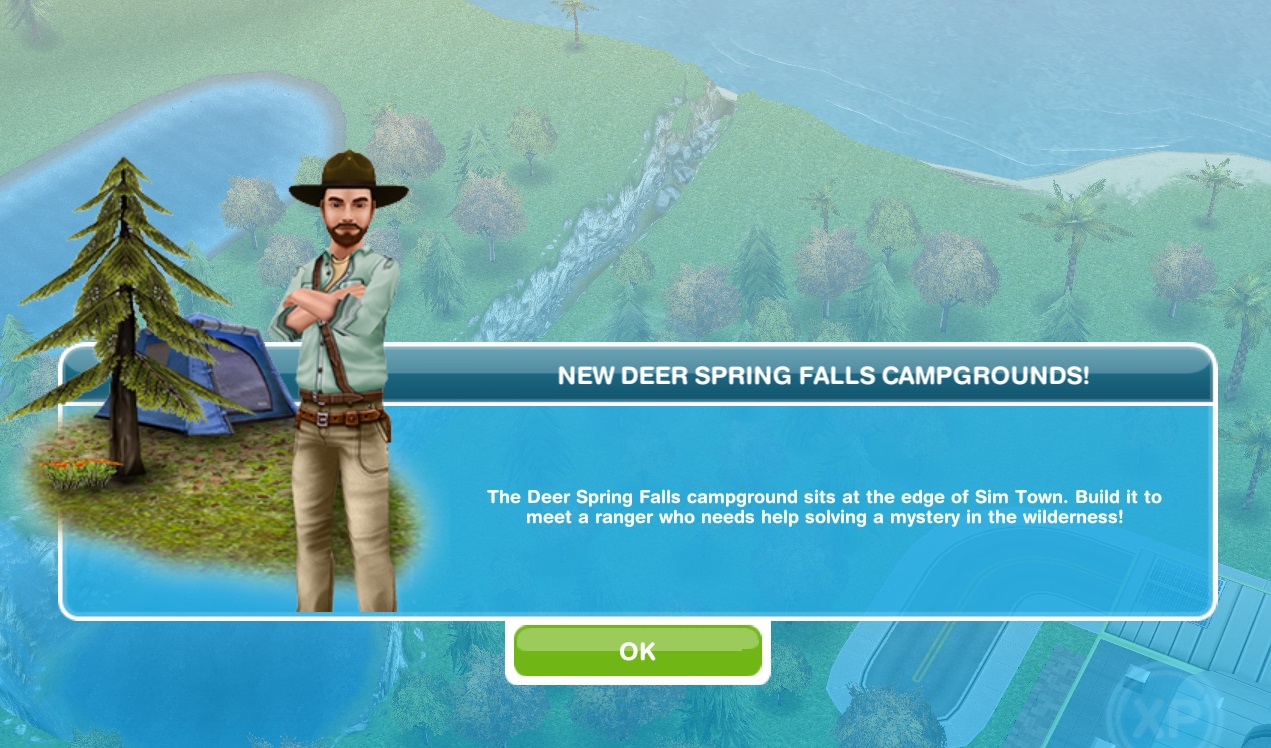 Sims Freeplay Vacationer's Guide To The Outdoors Quest Greenoid