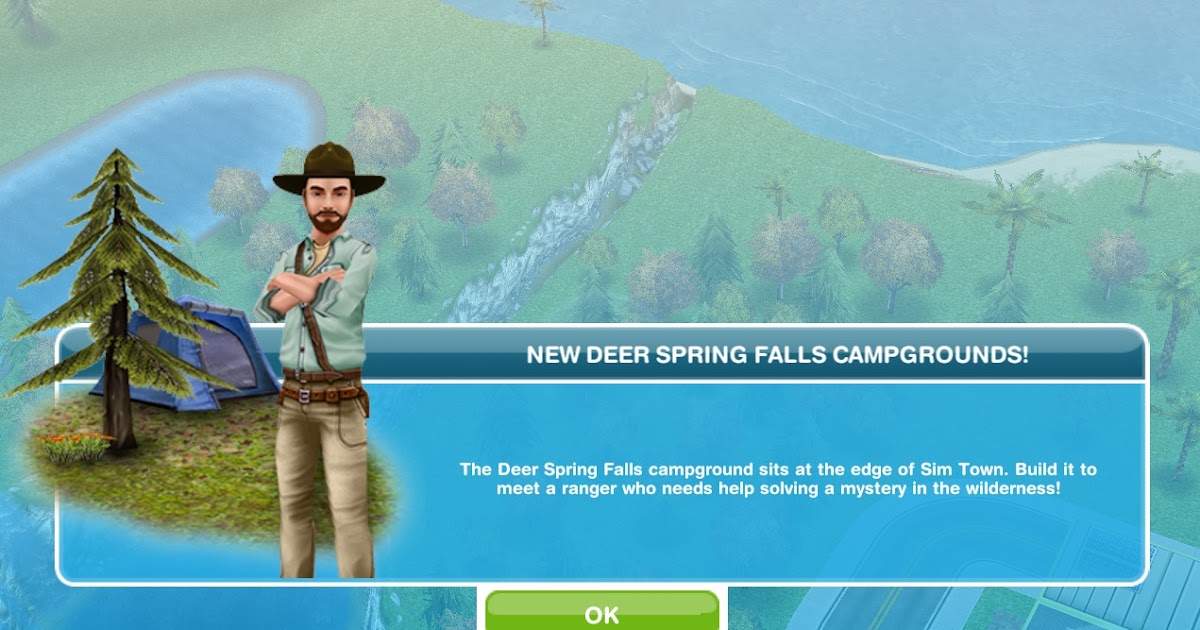 Sims Freeplay Vacationer's Guide To The Outdoors Quest Greenoid Gemzicle