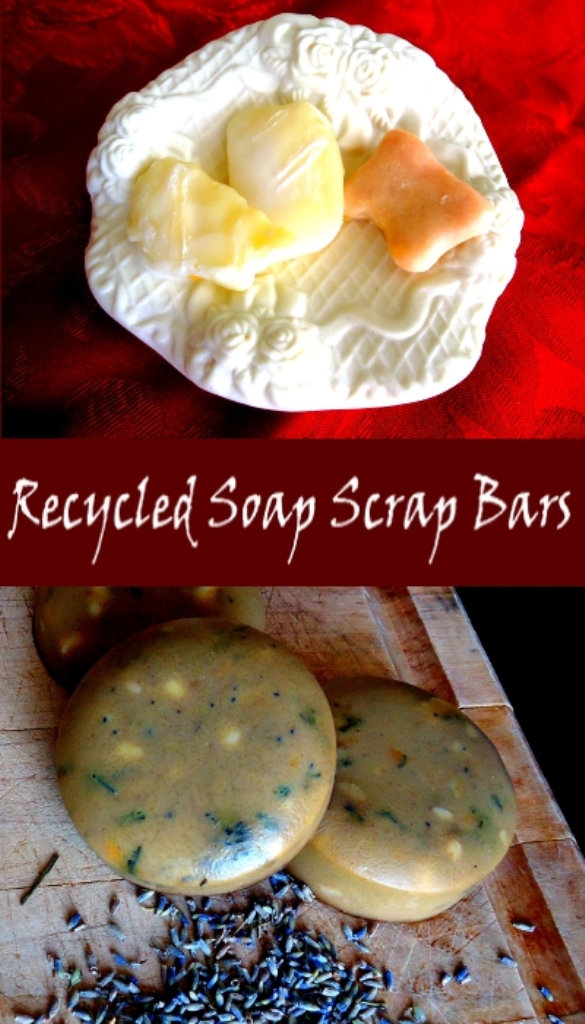 It's Not Weird to Have a Tub of Leftover Soap Scraps {Recyled Soap