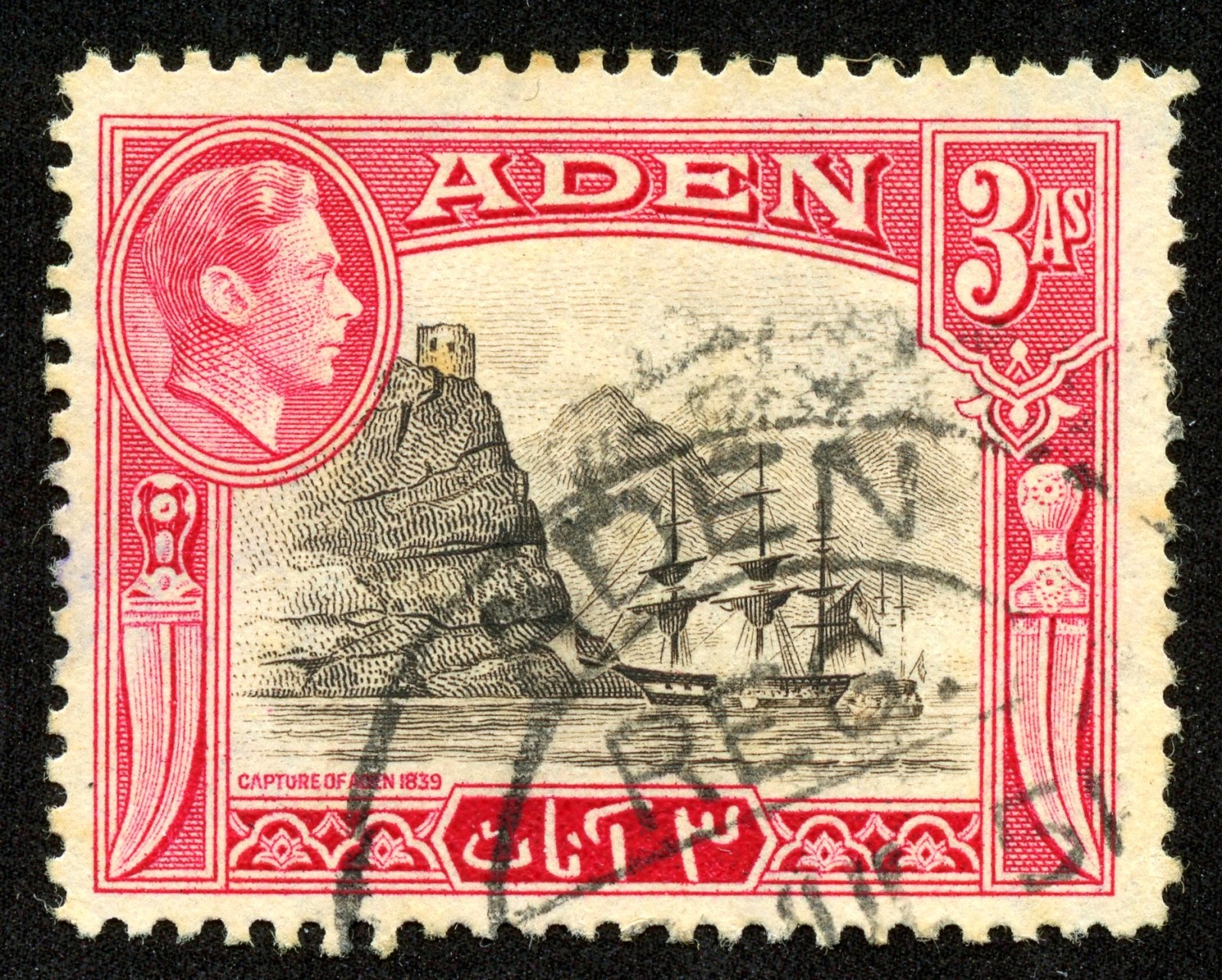 Big Blue 18401940 Aden a closer look at the stamp issues