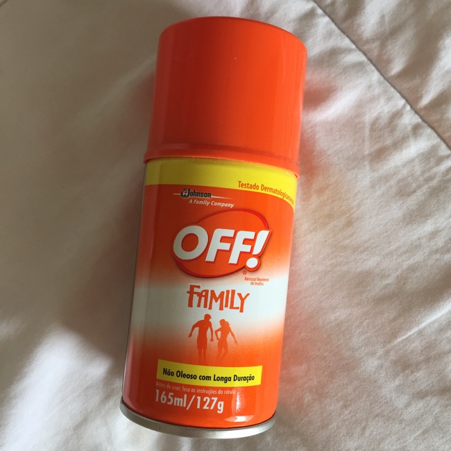 Off! Family Aerosol para combater Zica Virus e Aedes aegypti
