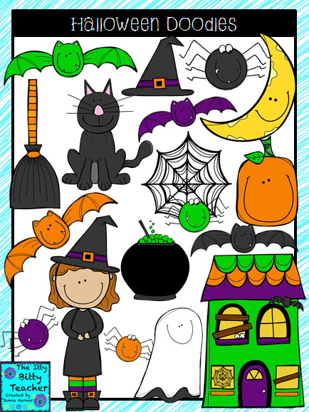 http://www.teacherspayteachers.com/Product/Clipart-Halloween-Doodles-1394619