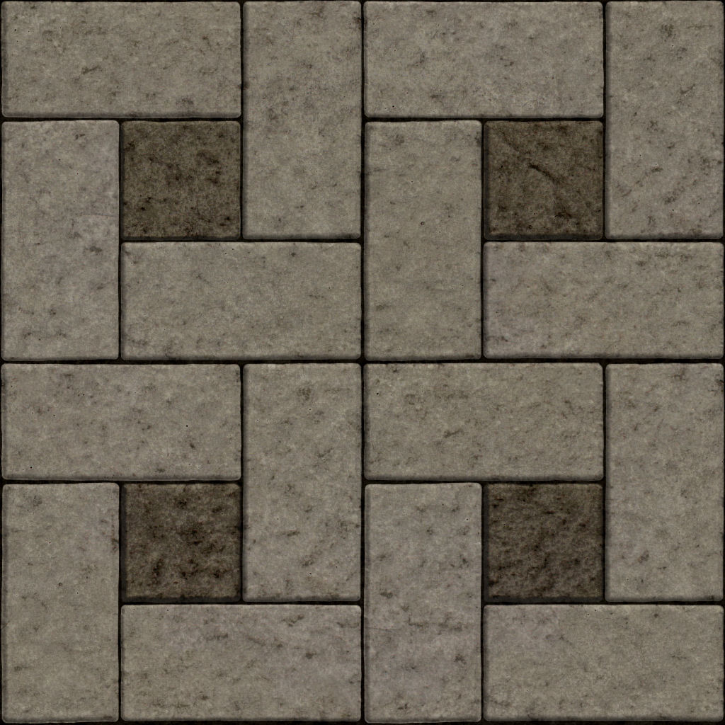 HIGH RESOLUTION TEXTURES: Seamless floor concrete stone block tiles texture