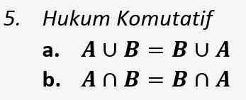 Gambar Ilustrasi Hukum Komutatif