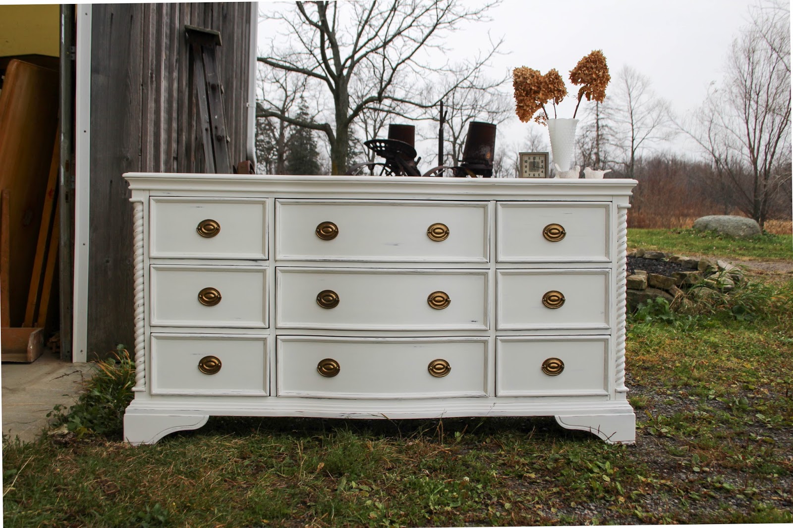 Laurel's Attic Stunning OffWhite Dresser SOLD
