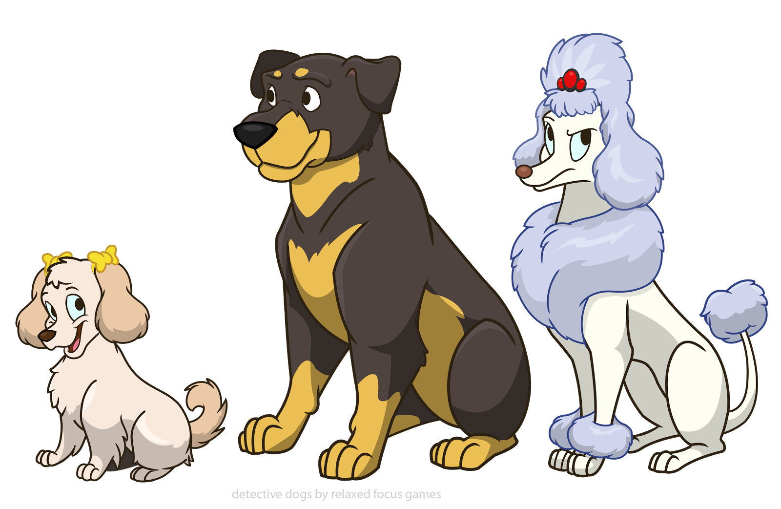 jay fabares Detective Dogs by relaxed focus games