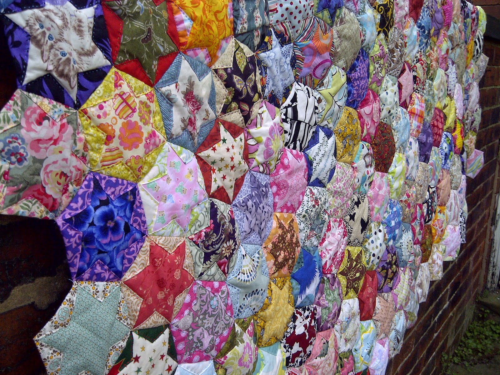 Make, Do and Gem Japanese folded fabric quilt pics and giveaway