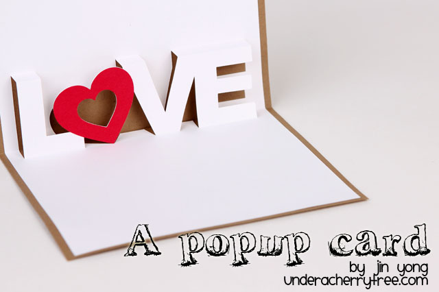 Under A Cherry Tree Love A Pop Up Card Free Download