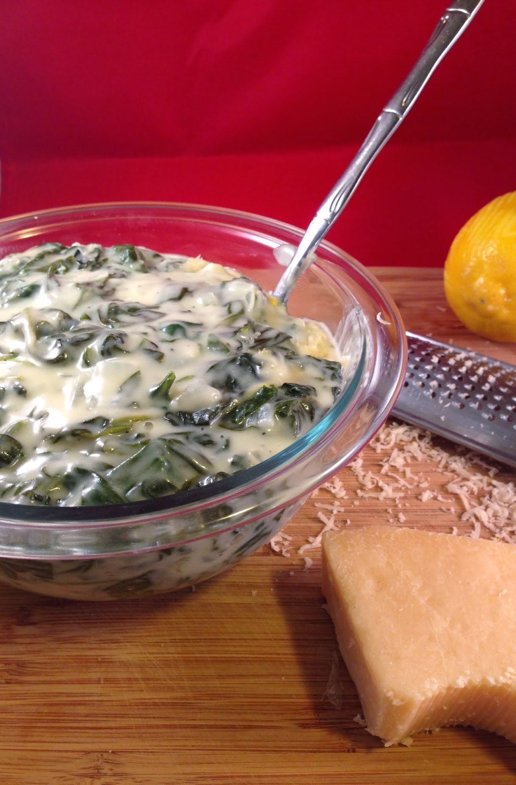 Parmesan Creamed Spinach