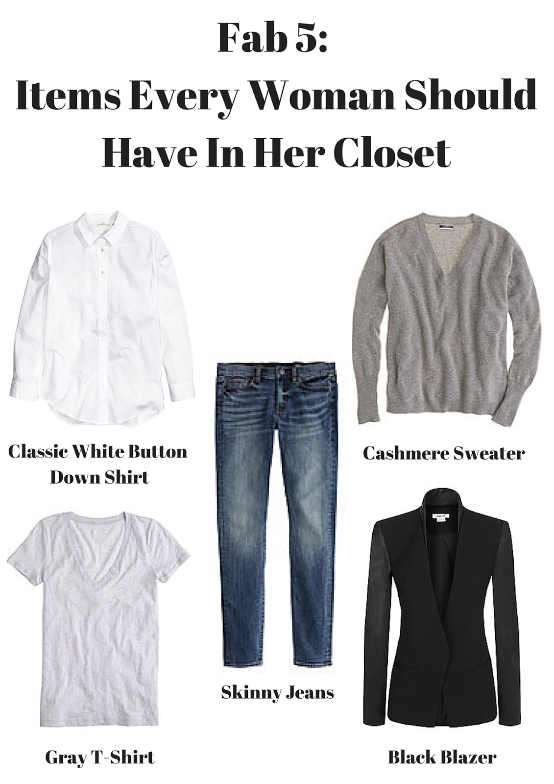 Project Soiree Fab 5 Items Every Woman Should Have In Her Closet