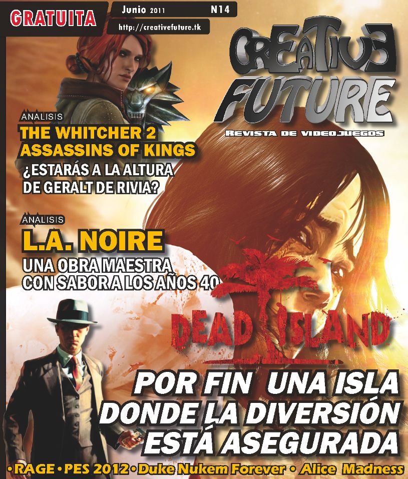 Revista de videojuegos gratuita: Creative Future - Página 2 Portada+CreativeFuture+n%25C2%25BA14+Junio+2011