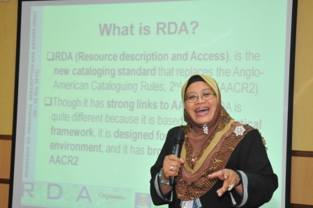 Bengkel RDA dan Latihan Sistem Perpustakaan ILMU : Modul Cataloging