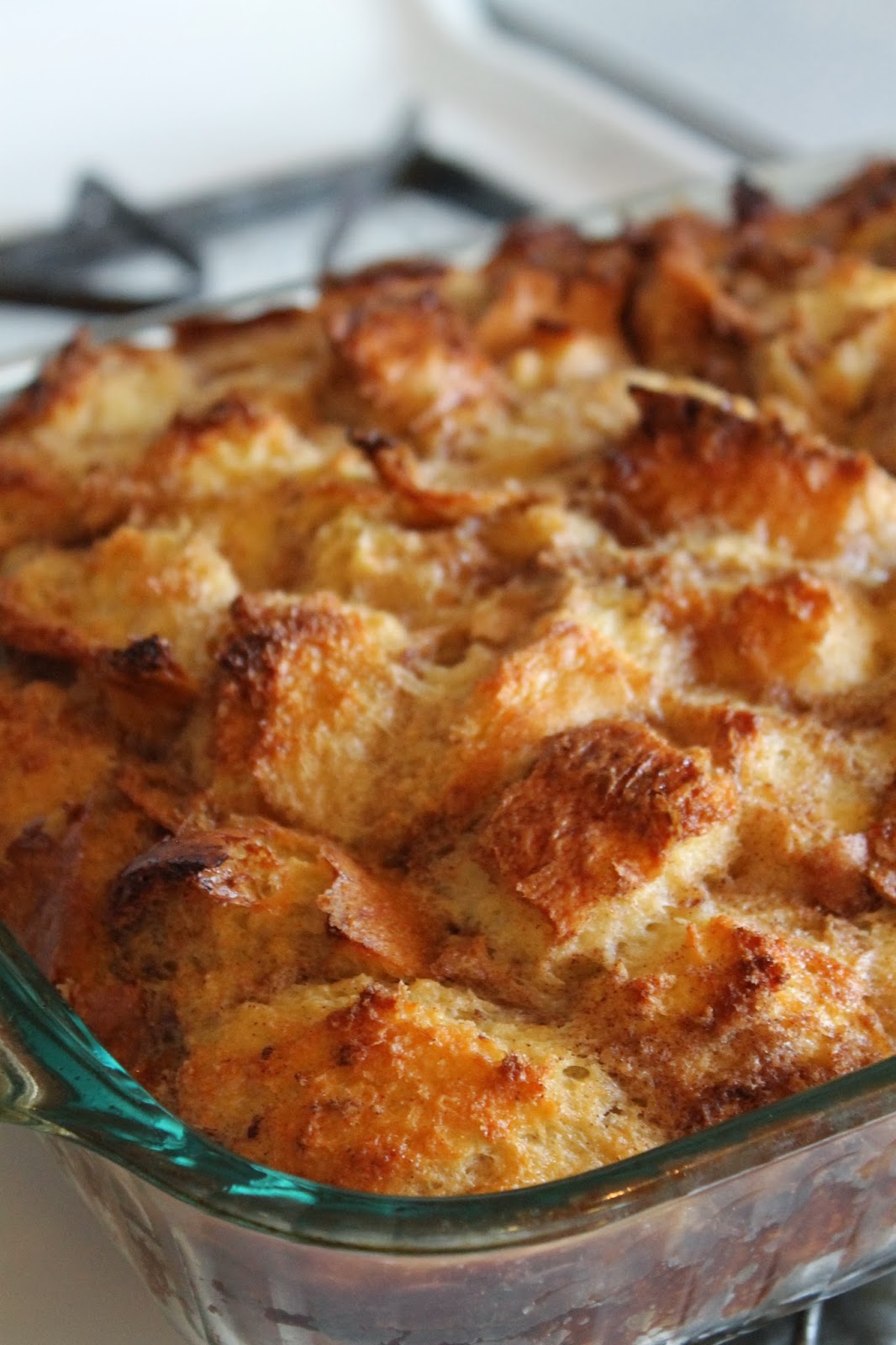 Cook and Craft Me Crazy: Basic Bread Pudding with Strawberry Sauce