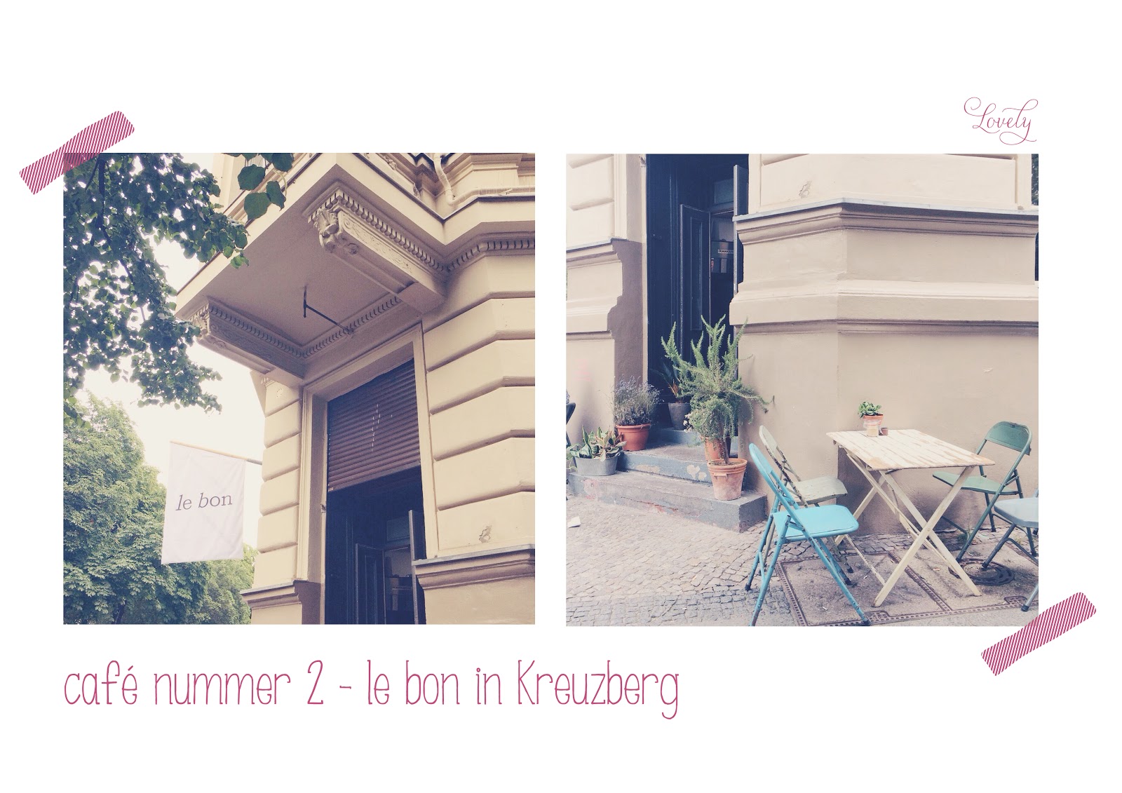 Samstagskaffee und Le Bon